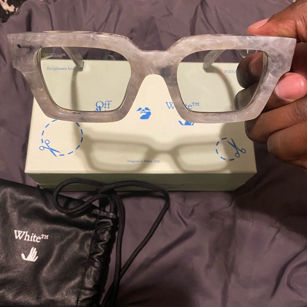 Authentic Off white glasses